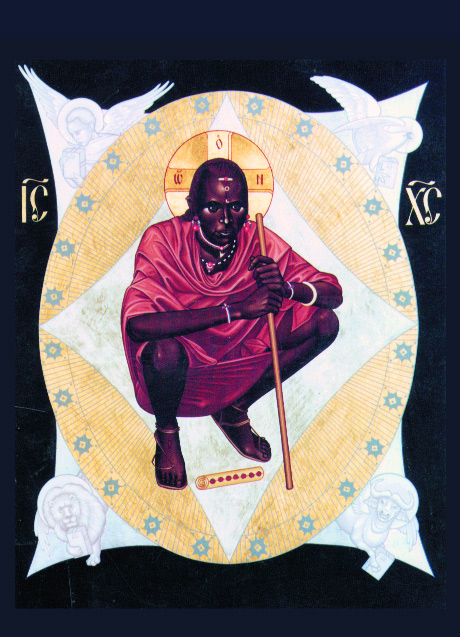 Masai warrior Jesus
